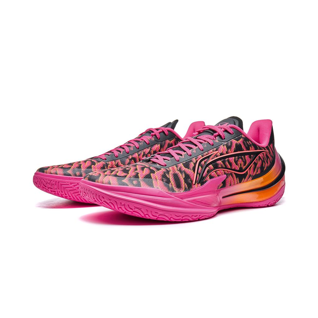 New LINING Blade 5 V2 Basketball Shoes Men's Low top Rose Red ABAV059-13