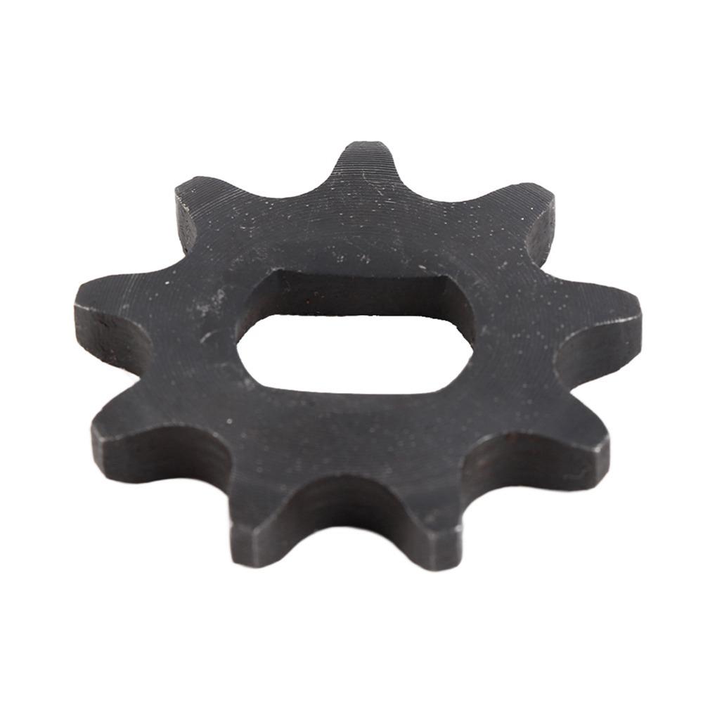 Прочная цепная звездочка 420 9T Внутренняя 12x17 мм Металлическая звездочка для мотор-редуктора Звездочка для цепи двигателя Велоспорт 420 9T