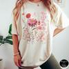 Cottagecore Tshirt Botanical Purple Floral Tee Vintage Boho Wildflowers Comfort TShirt Apparel Trendy Y2K Casual Streetwear