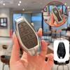 Denza 2025 D9 Key Case for Luxury Flagship Model - Metal & Leather with Advanced Buckle