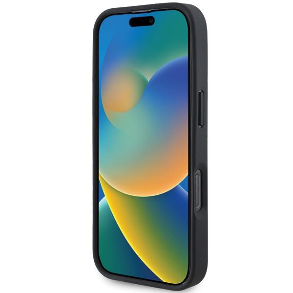 Mercedes Mehmp16L23Rbgvr Iphone 16 Pro 6.3 Czerwony/Red Hardcase Mb Wood Imitation Leather Magsafe