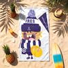Fremantle Dockers (5) Prosop de plajă cu tematică Rezistent la nisip Moale și Confortabil Potrivit pentru piscină Camping Yoga și Scufundări Un element esențial pentru călătorii