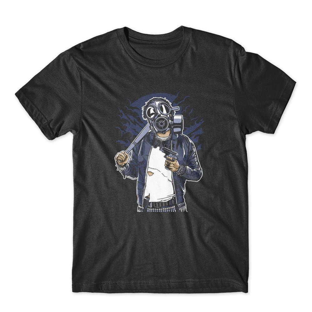 Gasmask Bastard T-Shirt 100% Cotton Premium Tee New