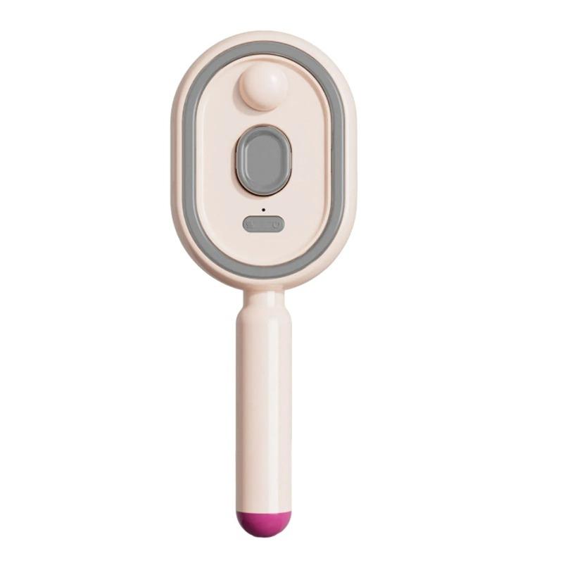 Multifunktionale Massagebürste Elektrische Dampf-Haarbürste USB-C-Ladung Sprüh-Dampf Glättbürste Anti-Frizz Styling-Kamm
