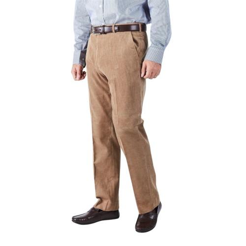 Harvey & Jones Mens Corduroy Regular Trousers