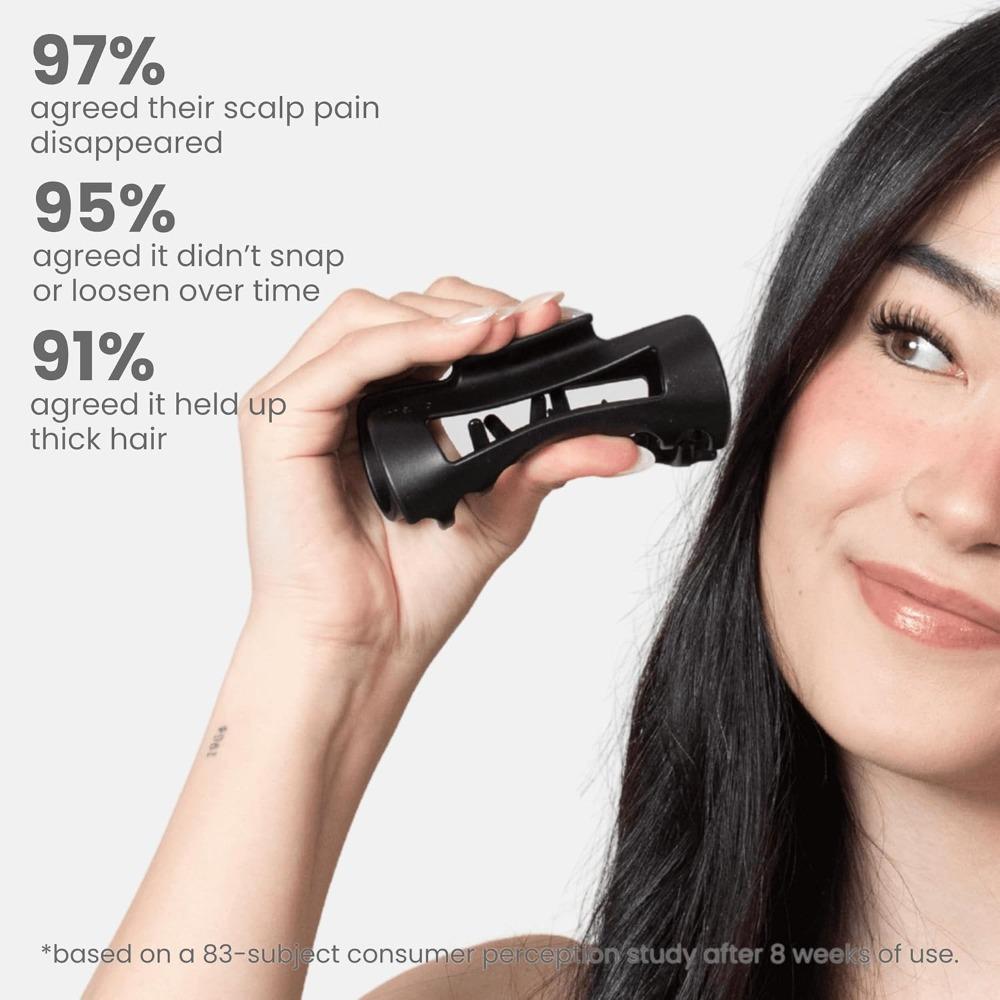 Safe Soft Silicone Shark Clip Hair Claw Anti Collision Protection The Back of The Head Anti Fall Shatterproof Women Accessory