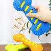 Set of 3 Entertaining Squeaky Dog Toy Bone for Boredom Dog Entertainment Chew Toy for Aggressive Chewer Clean Teeth