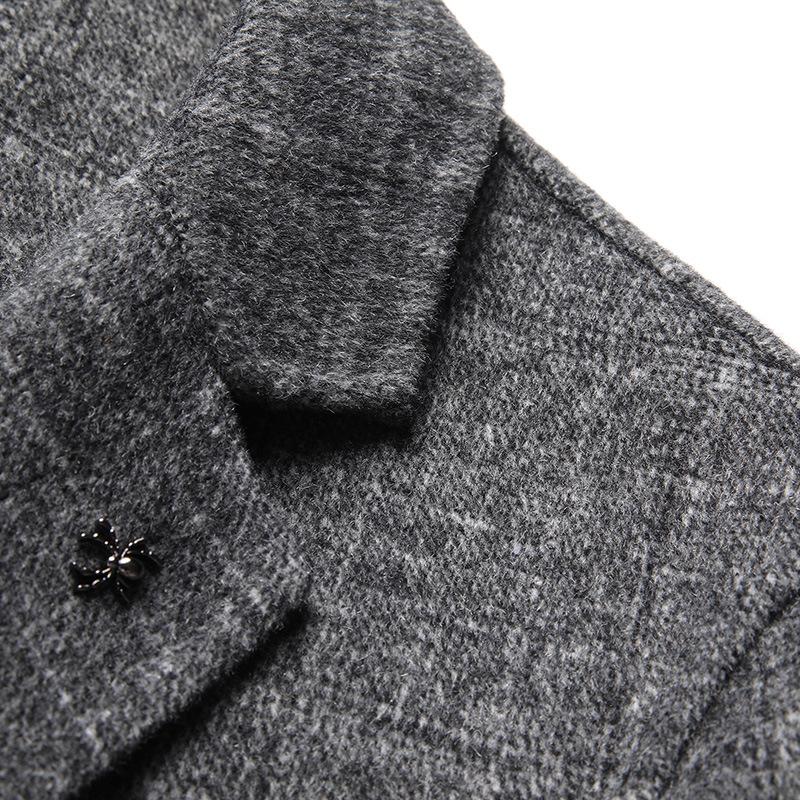 Autumn and Winter New Double-sided Woolen Suit Handmade Double-sided Woolen Men's Casual Suit Wool Small Suit Top