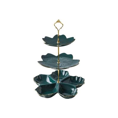 Nordic Light Luxury Three-Tier Glass Fruit & Snack Plate