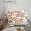3pcs 100% Polyester Cute Cat Face Bedding Sets 3D Printed Cartton Animal Pattern Single Twin Queen King Size Duvet Cover Sets