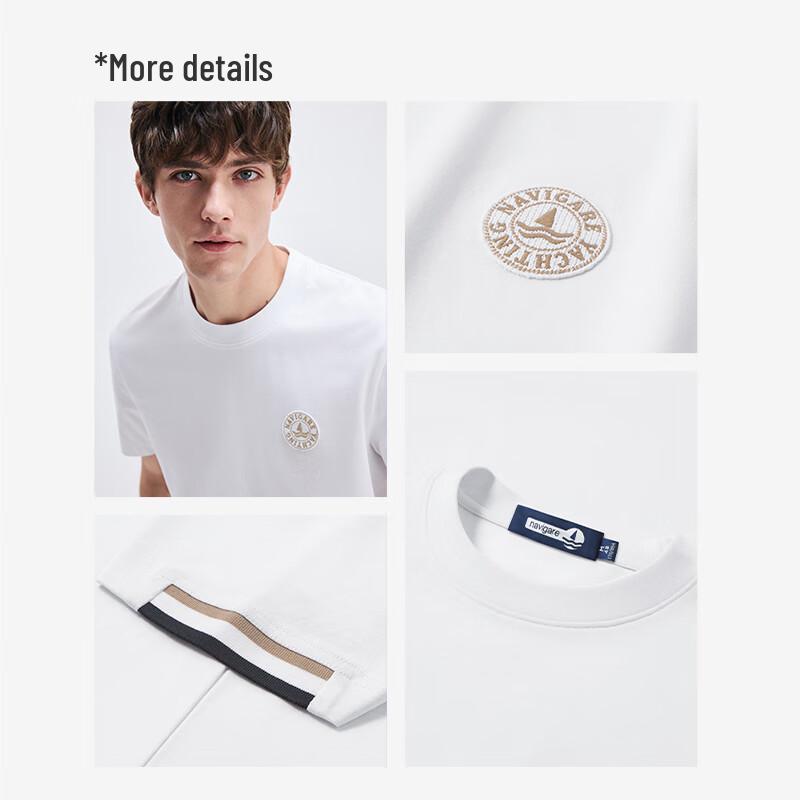 Navegaire Men's Antibacterial Round Neck T-Shirt