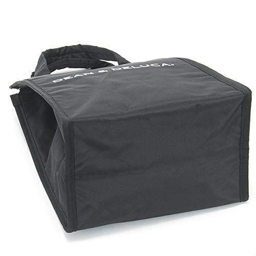 DEAN & DELUCA Women's Cooler Bag, Medium, Insulated, Lightweight, Large Capacity (Black)