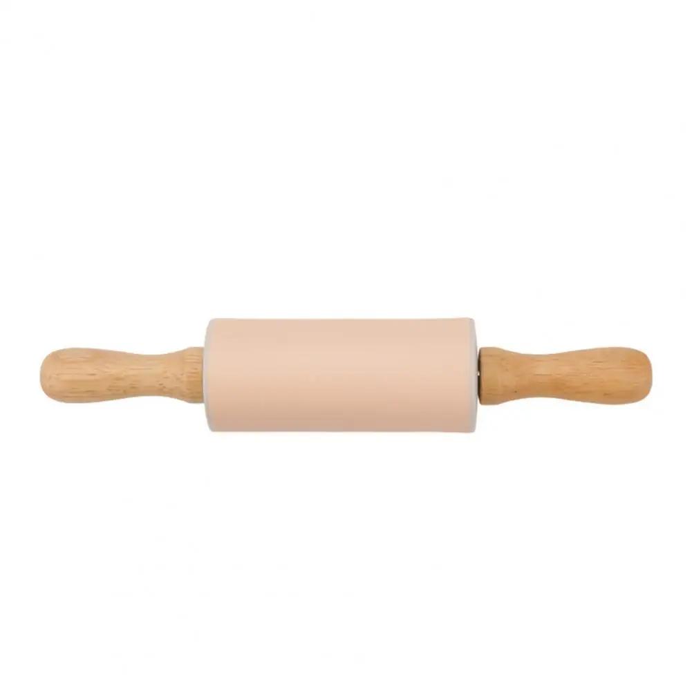 

Dough Roller Kneading Stick Useful Children Baking Dough Roller Rolling Pin Silicone Practical for Restaurant
