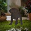 Metal Garden Dog Statue Decorative Stakes Animal Silhouette for Garden Home Decor Outdoor Gifts