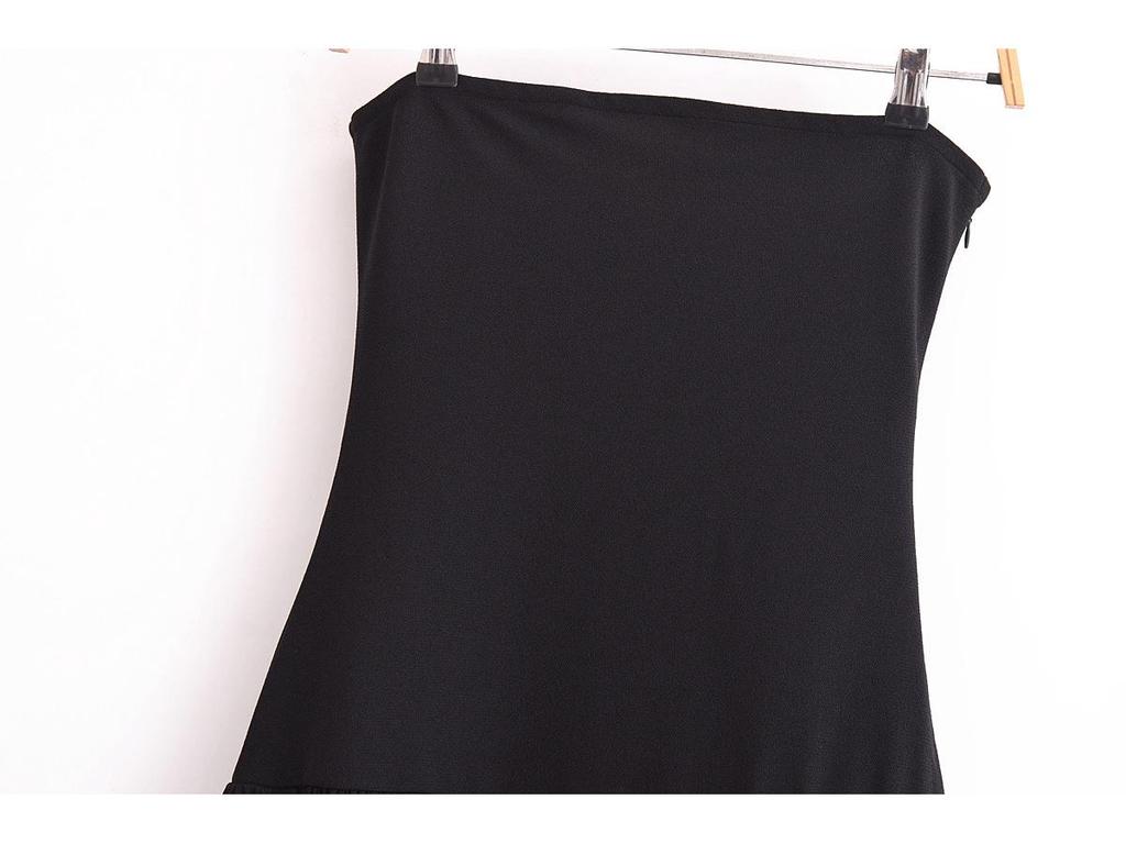 2025 Spring European & American Style Women's Strapless Slimming Dress