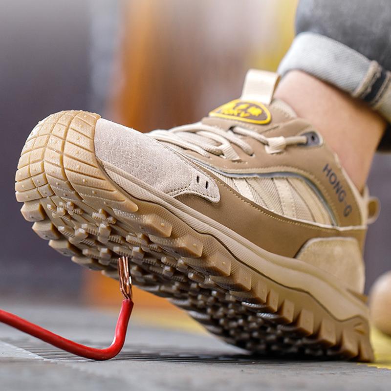 Insulation 10Kv Indestructible Shoes Anti-Smash Anti Puncture Safety Shoes Men Anti Slip Protective Shoes Work Sneakers Men Boot