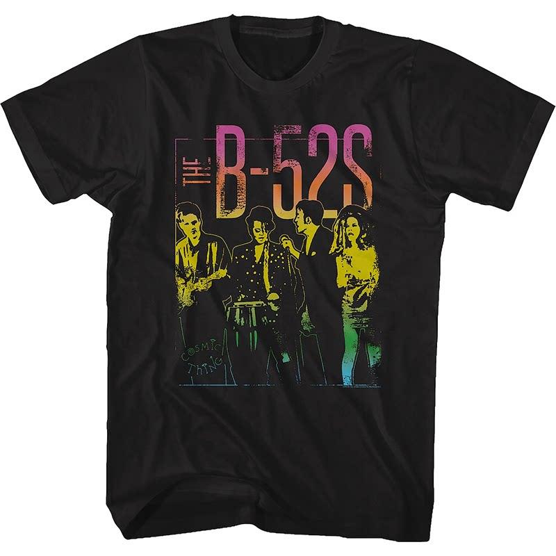 Pop in 1976 The B52s New Wave Band Was Founded in Athens Georgia American Retro Streetwear Tshirt