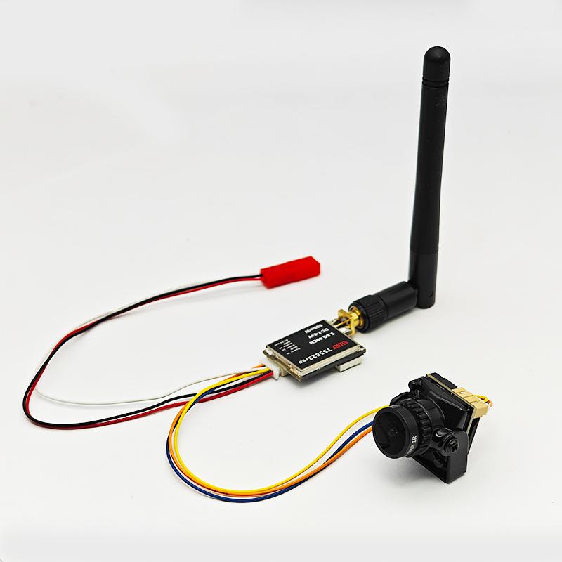 FPV Set TS5823Pro 200mW/600mW Video 5.8GHz 40CH Transmitter and Cmos 1/3 1800TVL Mini FPV Camera 2.1mm For RC Racing Drone Model