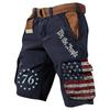 Men's Summer Printed Outdoor Shorts Men's Loose Multi-Pocket Shorts