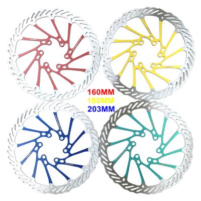 Ultralight 160/180/203mm Bike Hydraulic Disc Brake Rotor Mountain Road Racing for MTB Bicycle Brake Disc with 6 Bolts