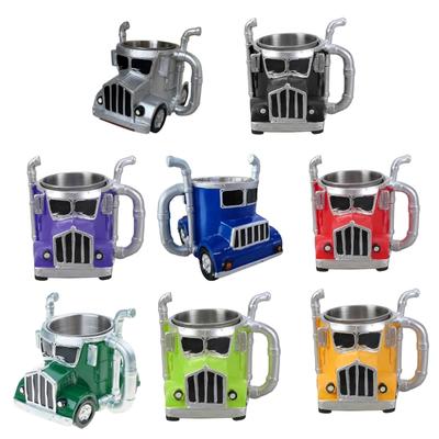 Realistic Truck Shape Mug With Sturdy Resin Materials Perfect For Truck Enthusiasts And Outdoor Sports Lover