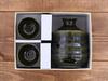 Tableware East Sake Set Gift Set: Sake Warmer & 2 Sake Cups (Fresh Green Design), Pair Gift Set, Boxed, Japanese Tableware, Gift Wrapping Available