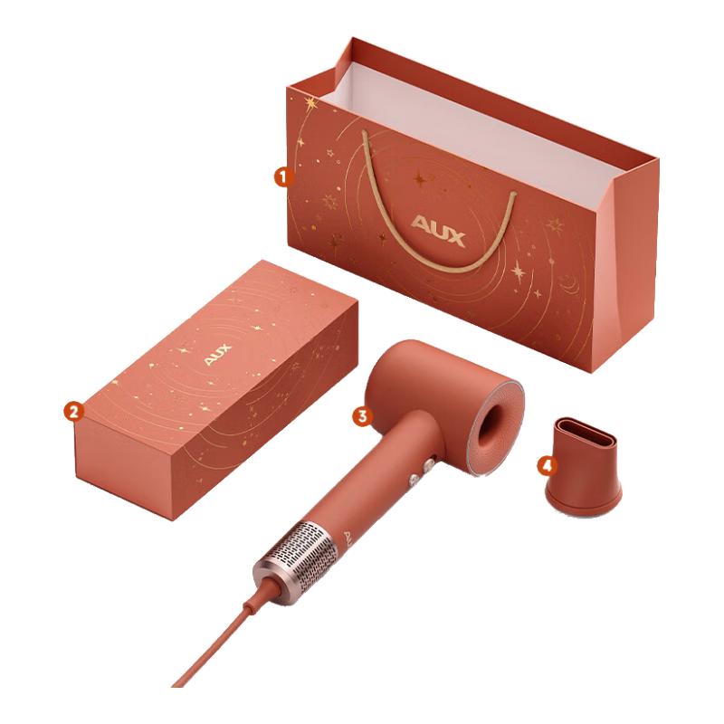 AUX High-Speed Ionic Hair Dryer Gift Set CN plug (adapter included)