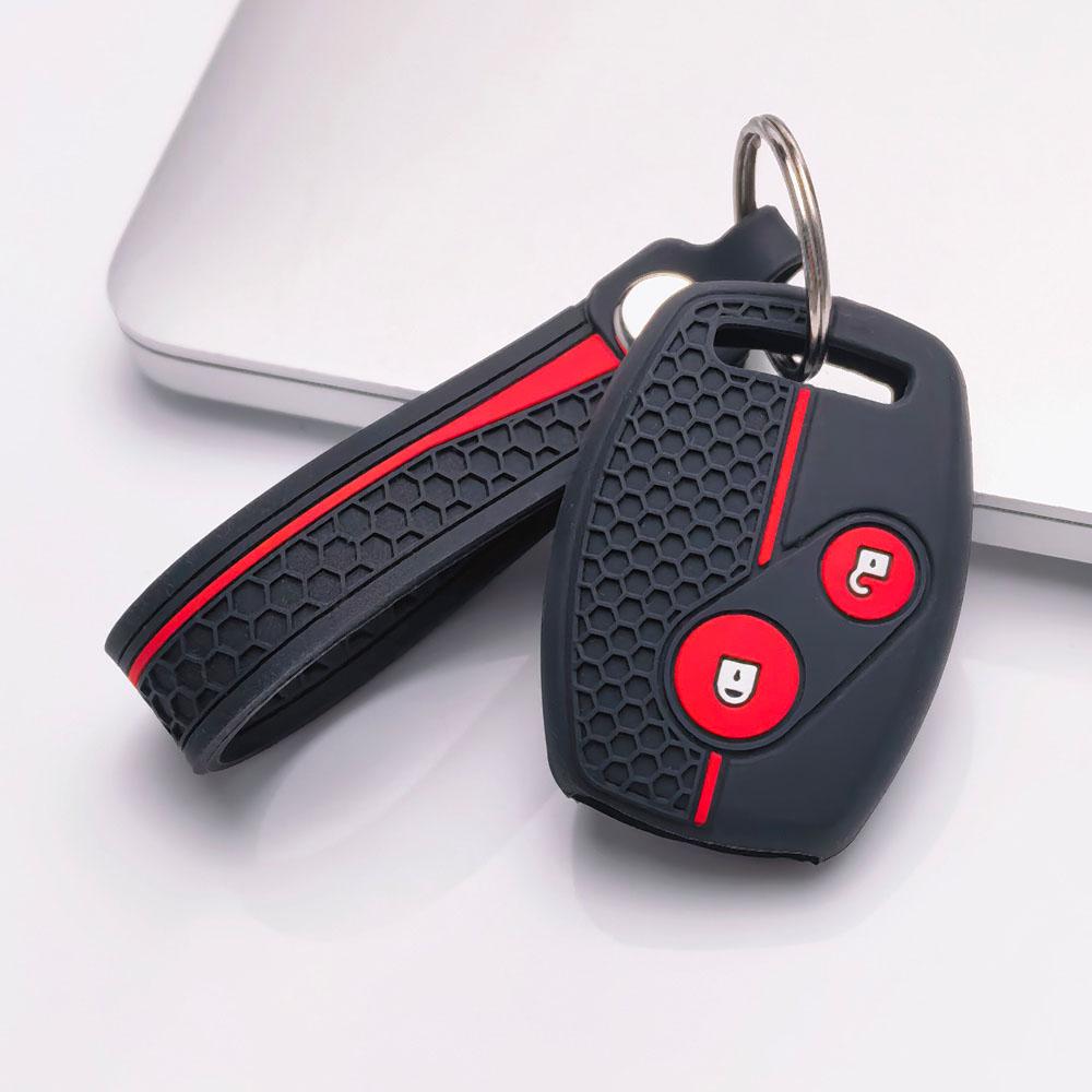 Soft Silicone Car Key Cover Keychain For Honda 7th 8th Gen Accord CRV Odyssey Fit City Civic And Classic Old Model Anti-Scratch Guard