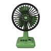 Xiaomi Retro Rechargeable Table Fan 3 Speeds Adjustable 45° Head Tilt Metal Brushless Desk Fan for Home Bedrooms Dorm Rooms or Office