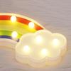 Table Lamp 3D Rainbow LED Night Light Soft Lighting Neon Sign with Hanging Hole Desktop Decoration for Bedroom