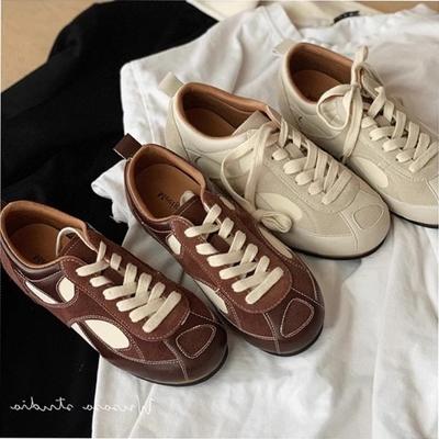 Scarpe carine da donna autunno nuovo design di nicchia fondo piatto casual sportive da donna