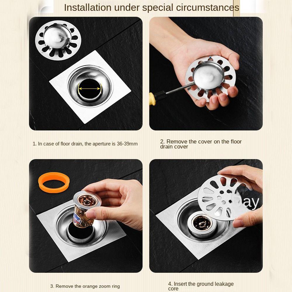 Seal Shower Drainer Insect Prevention Stopper Anti Odor One Way Valve Floor Drain Drain Cover