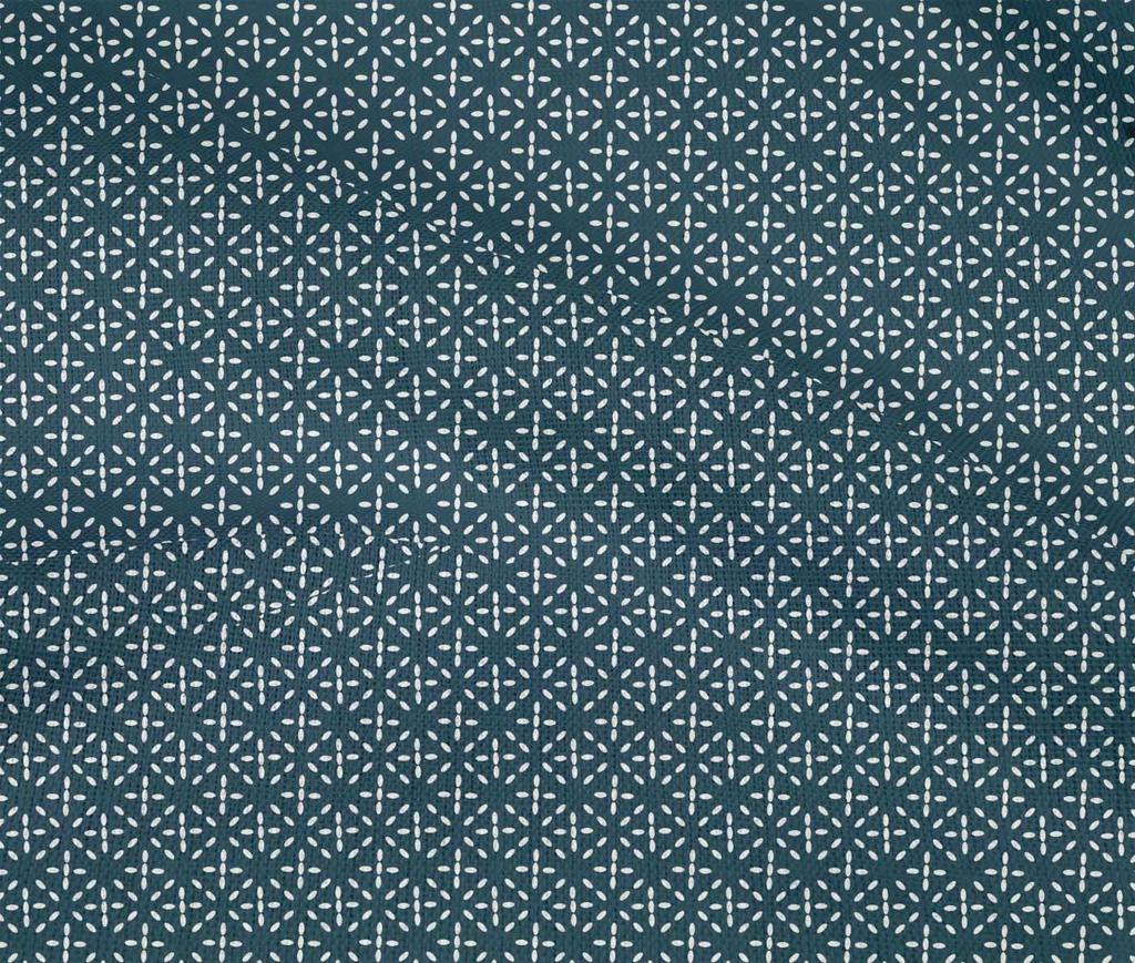 oneOone Cotton Flex Fabric Shapes Geometric Sashiko Print Sewing Fabric BTY 40 Inch