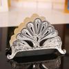 Napkin Holder Classical Metal Peacock Embossed European   Table Tissue Holder Tabletop Freestanding Tissue Dispenser