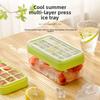 Multi-layer Pressed Food Grade Home Use Easy Release Ice Box with Lid