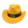 Direct Supply Top Hat Outdoor Retro Jazz Hat Vacation Travel British Style Western Cowboy Hat