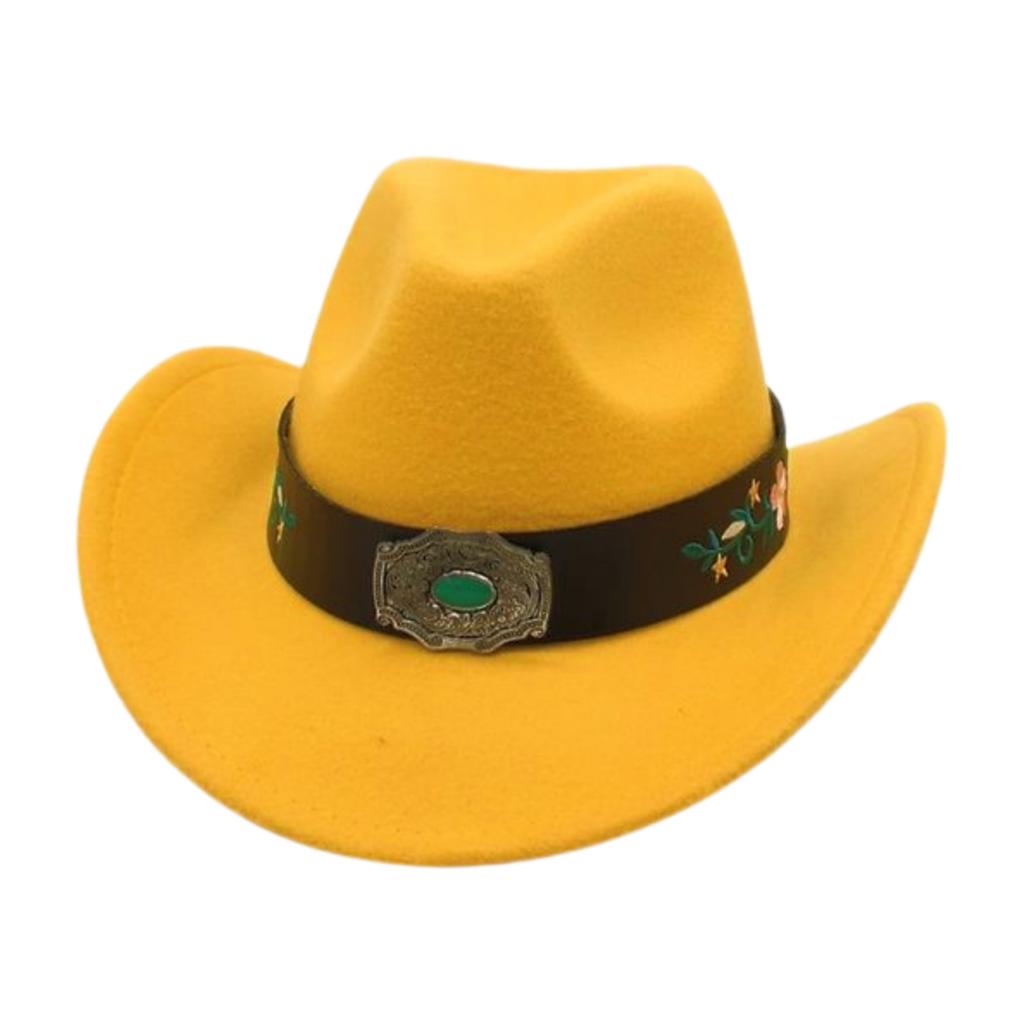 Direct Supply Top Hat Outdoor Retro Jazz Hat Vacation Travel British Style Western Cowboy Hat