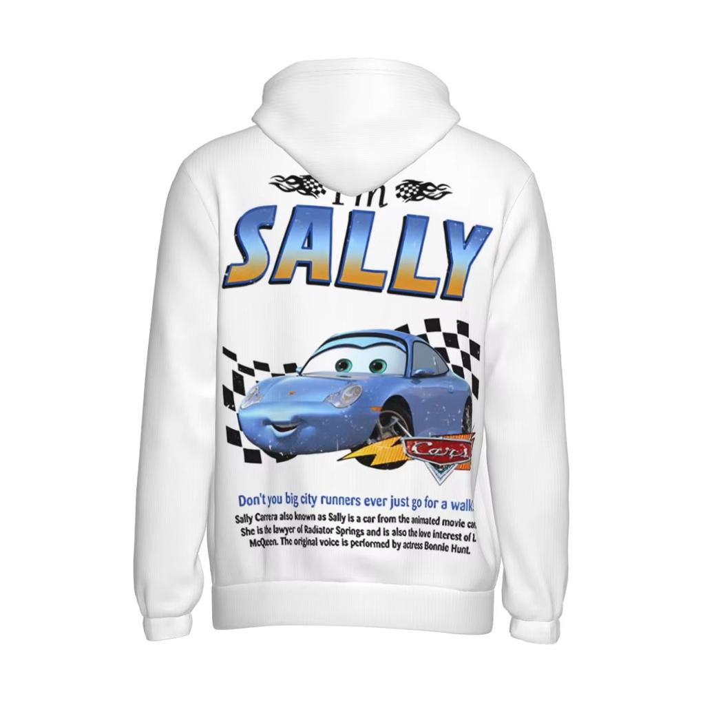 25 Mens Lightning Mcqueen And Sally 3D Print Hoodie Hooded Collar Drawstring Hoodies Pullover Sweatshirts Long Sleeve Sweatshirt