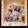 Monet Garden Purple Artificial Floral Decorations for Spring Landscaping Ornaments