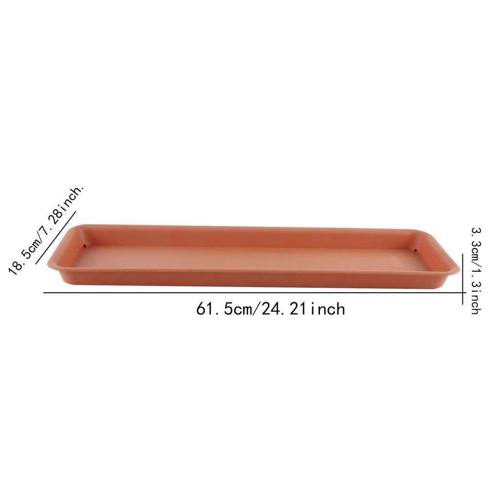 5x Plant Saucers Plant Water Drip Trays for Courtyard Garden Windowsill