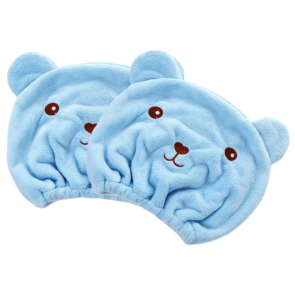 Fast Absorbent Dry Hair Cap Thick Corals Fleece Hair Towel Gentle On Hair Post Shower Swimming Use Head Cover Protections