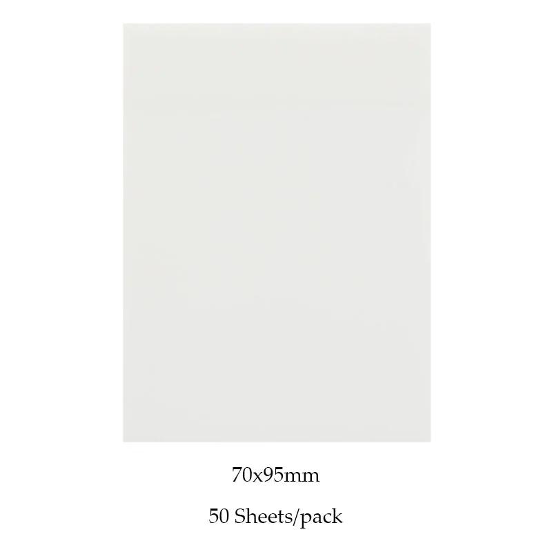 50 de coli Note lipicioase transparente răzgâituri Autocolante Bloc-note Postat-o ​​Hârtie Bloc-note transparent Papetărie școlară Rechizite de birou