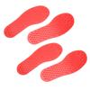 2Pair Foot Shaped Floor Markers PVC Non Slip Educational Footprint Markers for Preschool Classroom