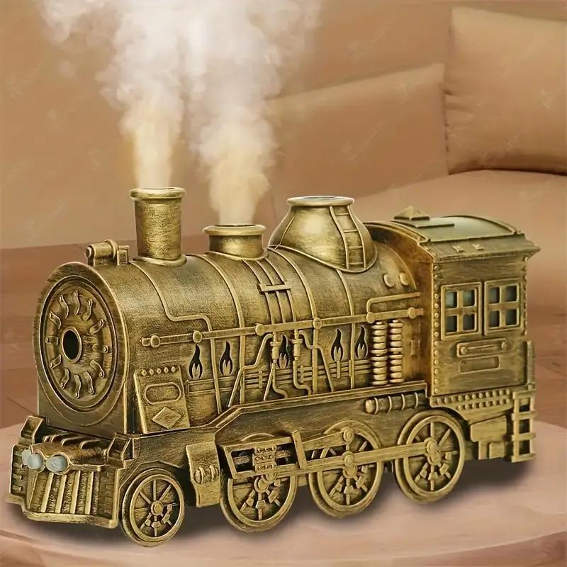 2026 NEW Mini Train Shape Essential Oil Diffuser with Light Cool Mist Air Humidifier Aromatherapy Diffuser for Home Office