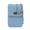Chic Trendy Pu Leather Quilted Chain Bag 2024 Fresh Spring Collection For Women