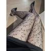 Black Sexy Stockings Fishing Net Socks Leopard Print Internet Celebrity Style High Elasticity Semi Transparent Pure A0CY