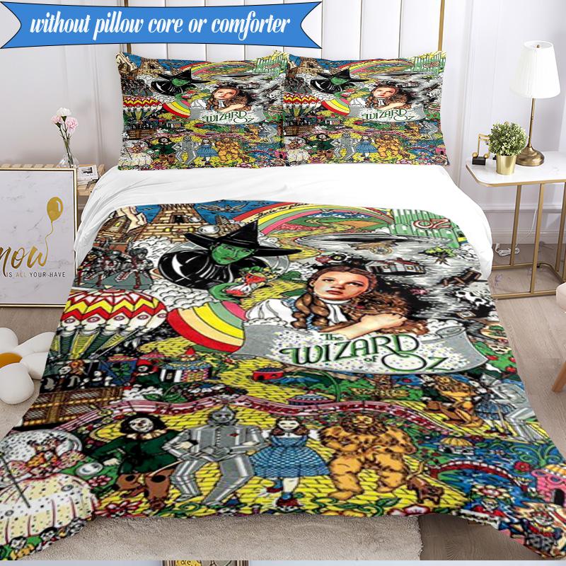 Wonderful Wizard Adventure 3pcs K-pop Music Group Bedding set,Ideal for Bedroom, Dormitory,Including Duvet Cover And 2pcs Pillowcases,Fan Gifts