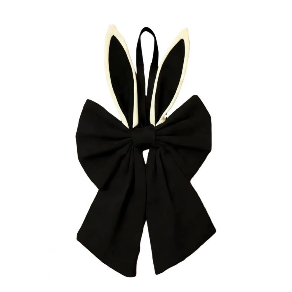 Creative Multi-colored Bunny Ear Bow Soft Multi-purpose Wreath Bow Cute Polyester Easter Hanging Item Holiday Celebration