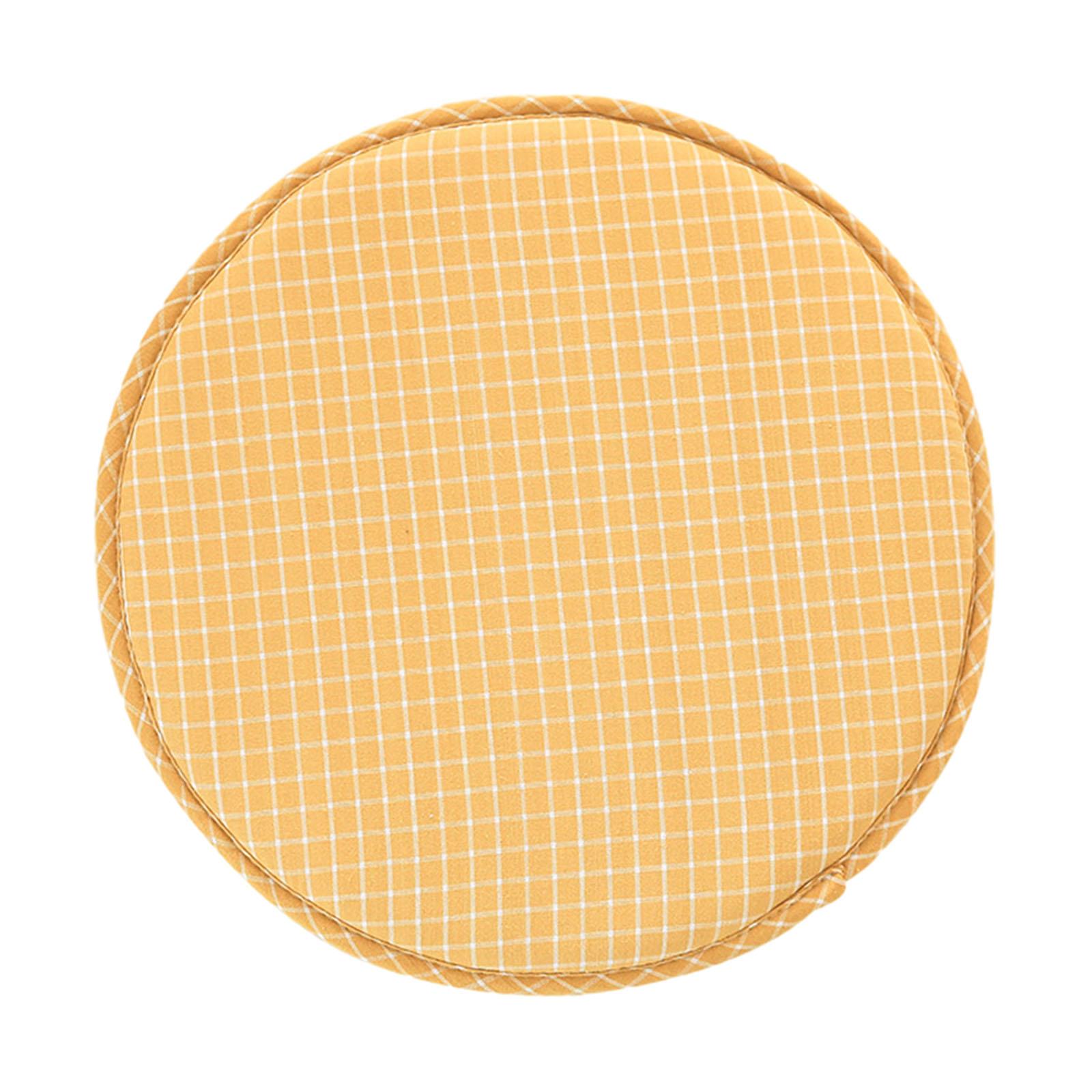 

Round Stool Chair Cushions Washable Nonslip for High Stool Dining Seat Pads Seat Cushions for Office Home Dining Room Decorative жёлтый