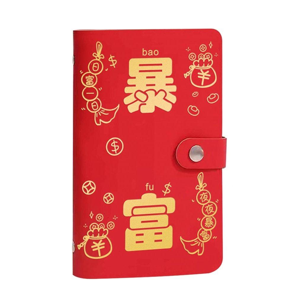 Waterproof Money Saving Challeng Book PU Leather Cash Budget Notebook  Bills Storage